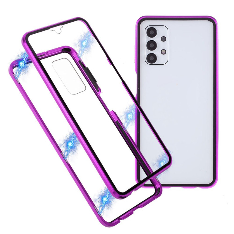 Samsung Galaxy A32 5G / M32 5G Funda magnética con cristal templado