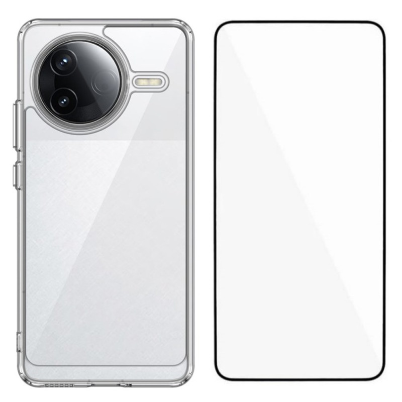 Poco F7 Pro 5G Funda Transparente con Protector de Pantalla