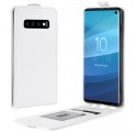 Funda plegable efecto piel para Samsung Galaxy S10