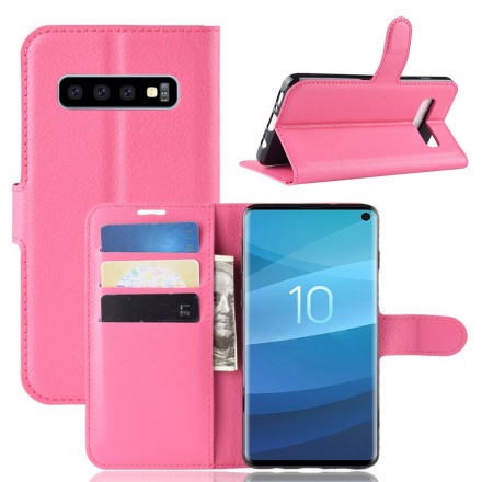 Funda de polipiel retro del Samsung Galaxy S10 Funda de polipiel retro del Samsung Galaxy S10