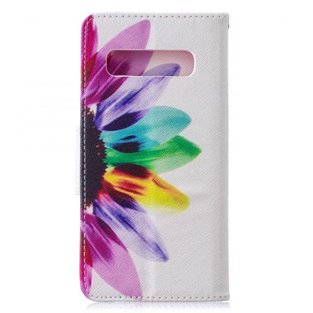 Funda de flor de acuarela para Samsung Galaxy S10