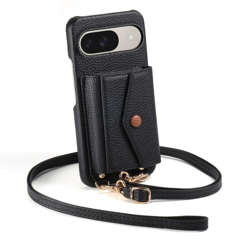 Funda Google Pixel 10 / 9 tarjetero, espejo y bandolera