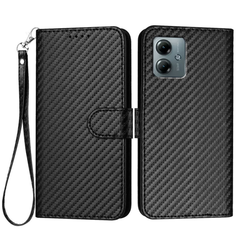 Funda de fibra de carbono Moto G Power (2025)