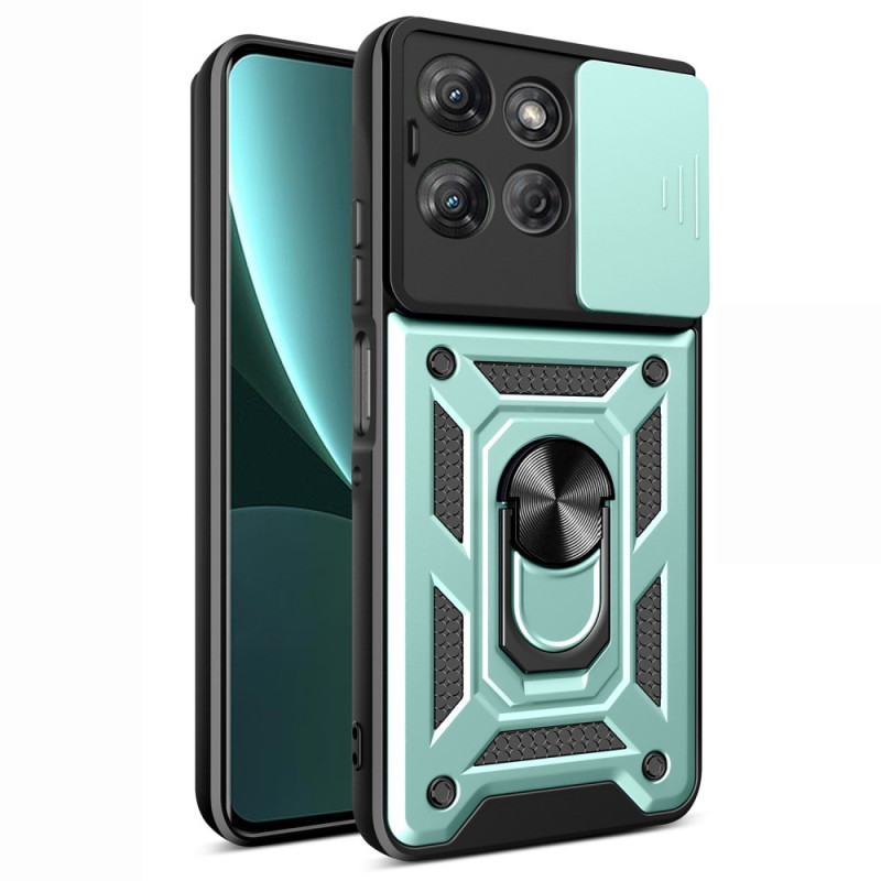 Funda Moto G Power (2025) Tapa deslizante para cámara y soporte