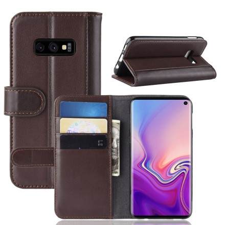 Funda Samsung Galaxy S10 Lite de cuero dividido