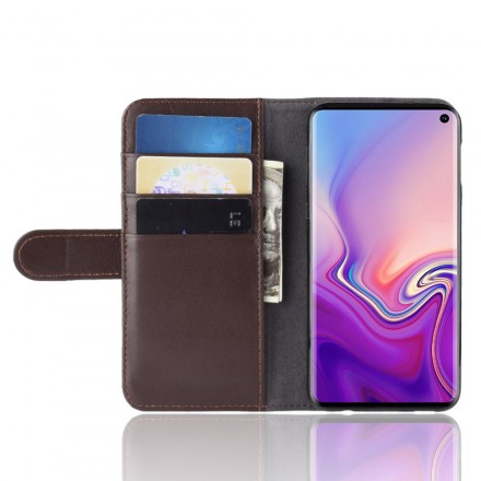 Funda Samsung Galaxy S10 Lite de cuero dividido