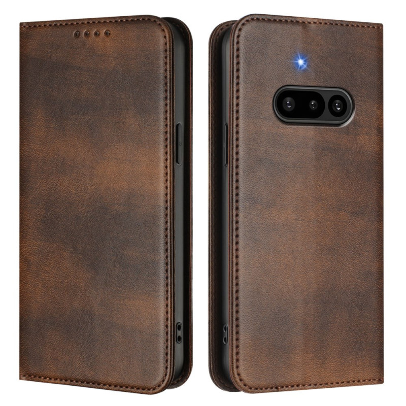 Flip Cover Teléfono Nada (3a) Estilo Retro Tan