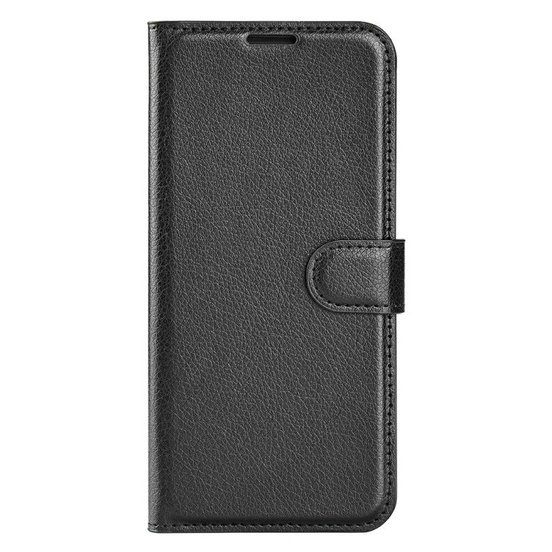 Housse Oppo A5 Pro 5G Simili Cuir Litchi Classique