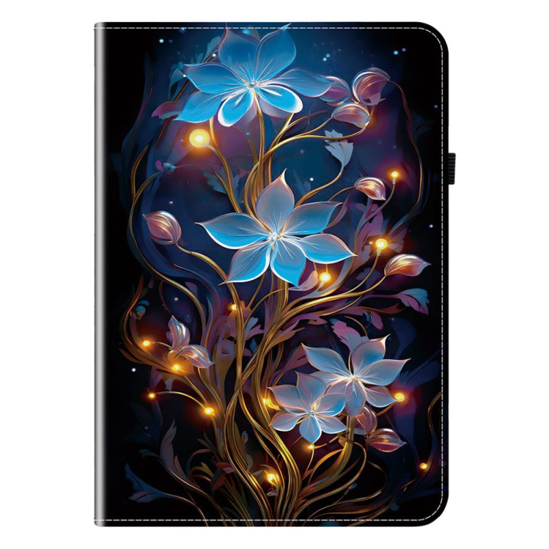Samsung Galaxy Tab S10 Plus / S9 FE Plus / S9 Plus Funda Flores Luminosas