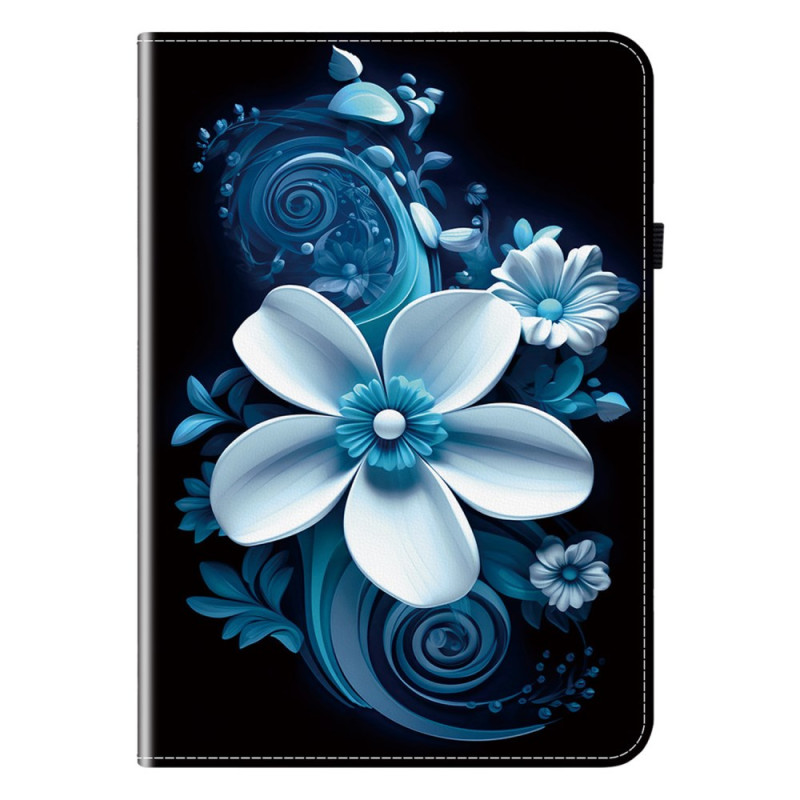 Samsung Galaxy Tab S10 Plus / S9 FE Plus / S9 Plus Funda Flor Blanca