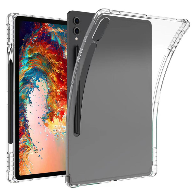 Samsung Galaxy Tab S10 Plus Funda reforzada transparente con soporte para stylus