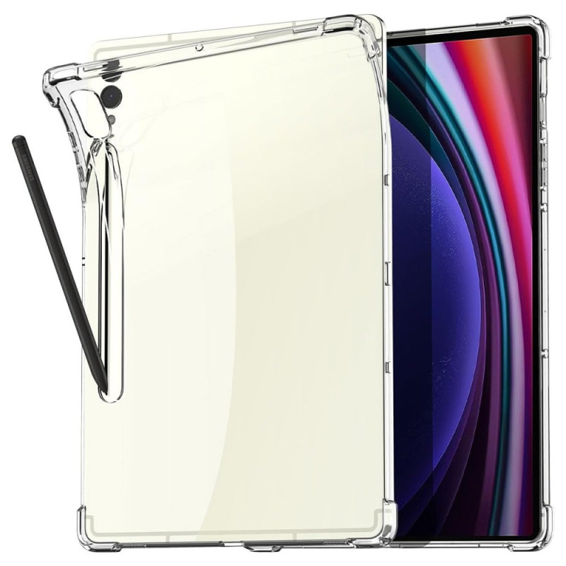 Samsung Galaxy Tab S10 Plus Funda transparente con soporte para stylus