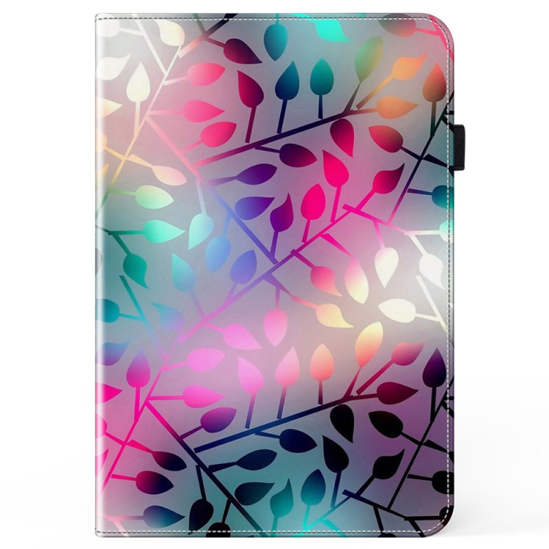 Samsung Galaxy Tab S10 Plus / S9 FE Plus / S9 Plus Funda Hojas de Colores