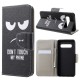 Funda para el Samsung Galaxy S10 Don't Touch My Phone