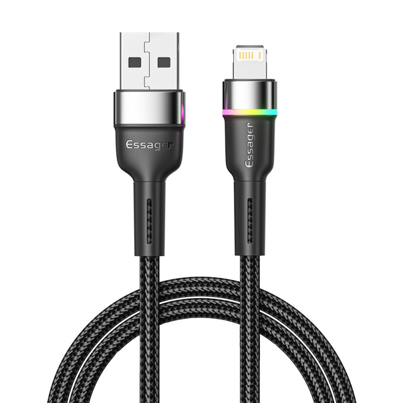 Cable de carga rápida USB-A a 6 clavijas con LED 2m TRIAL