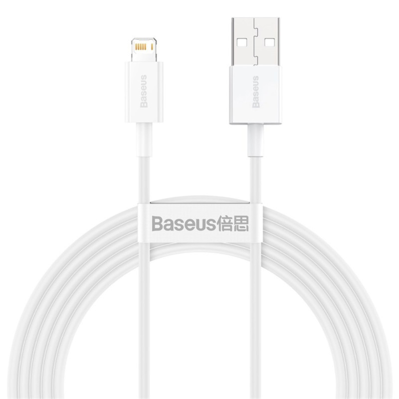 BASEUS 2m Superior Series Cable de carga rápida y datos USB a iP 2.4A
