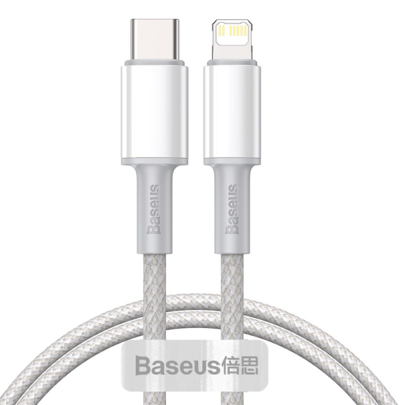 Cable de carga rápida y datos Type-C a iP PD 20W BASEUS - 1m