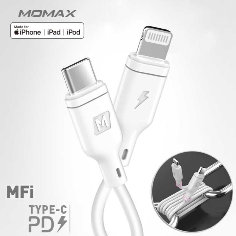 Cable de carga rápida y sincronización Type-C a Lightning de 1,2 m
