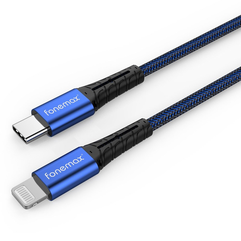 Cable de carga rápida FONEMAX Type-C a Lightning - 0,2m
