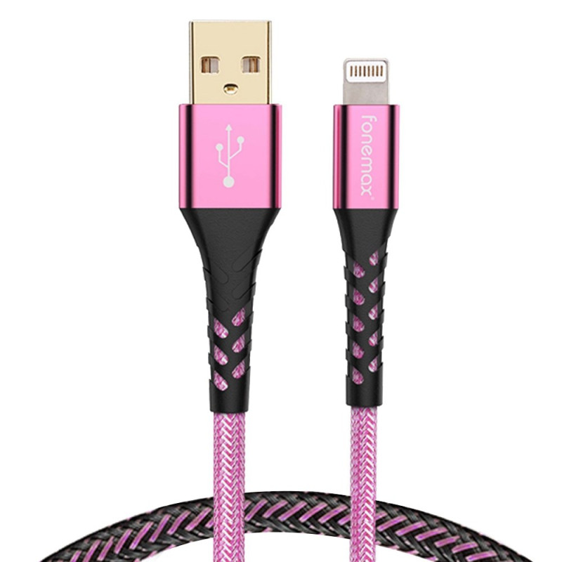 FONEMAX Cable de carga rápida USB a Lightning - 1,2 m
