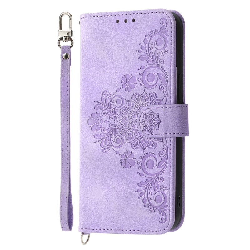 Poco C71 Estuche de encaje floral con colgante
 y bandolera