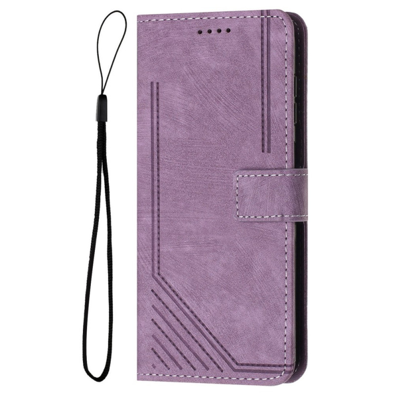 Honor 400 Lite Funda con diseño retro efecto ante
