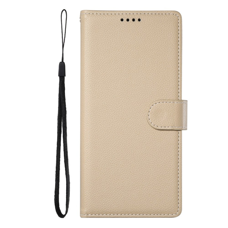 Realme 14 Pro 5G Funda Efecto Piel con Colgante