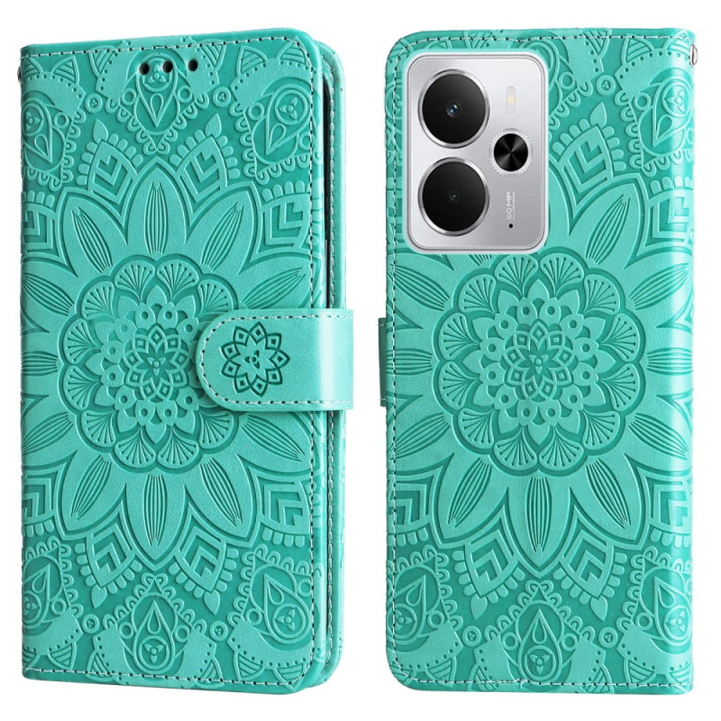 Realme 14 5G Funda con diseño de girasol