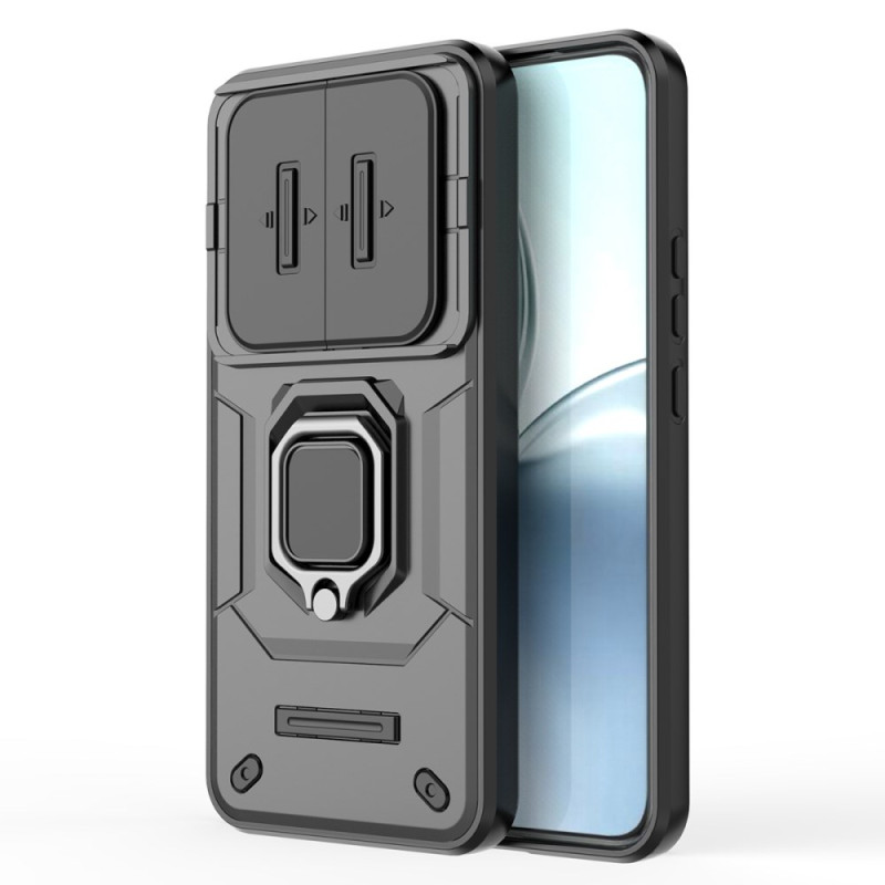 Realme 14 Pro Plus 5G Funda resistente al anillo con tapa deslizante para la cámara