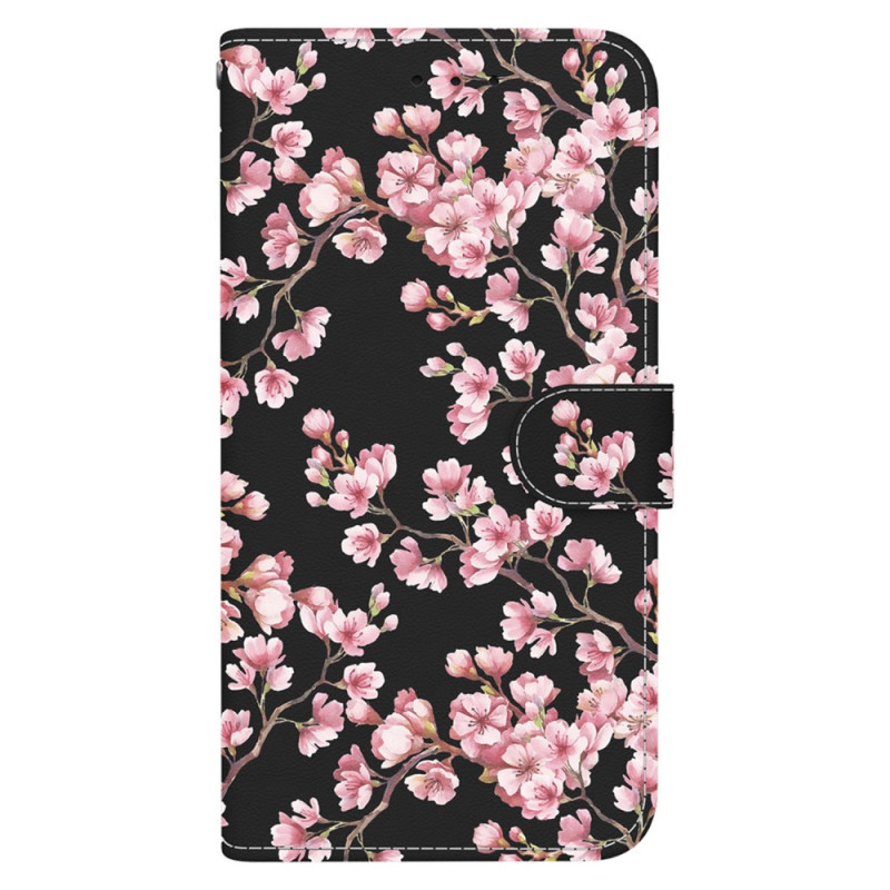 Funda Realme Note 60X / C63 / C61 Negro RosaFlor de ciruela