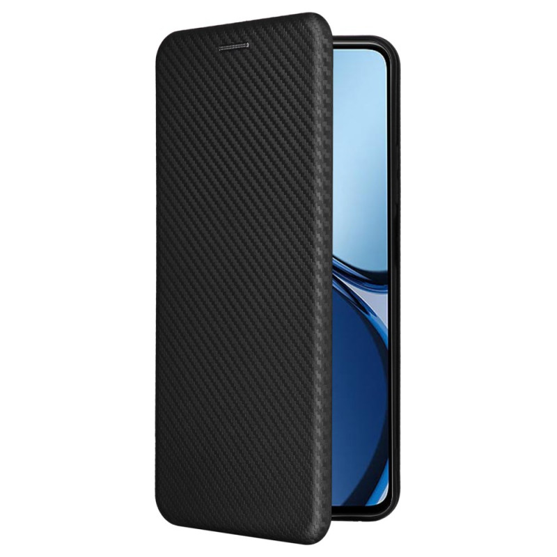 Flip Cover Realme Note 60 / 60X / C63 / C61 Fibra de Carbono con Anillo de Soporte