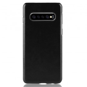 Samsung Galaxy S10 Plus Funda de cuero efecto lichi