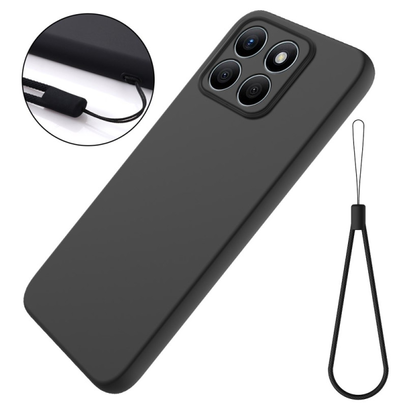 Honor X8b Liquid Funda de silicona con cordón