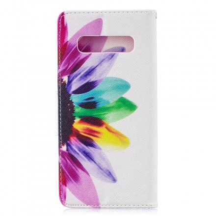 Funda de flor de acuarela para el Samsung Galaxy S10 Plus
