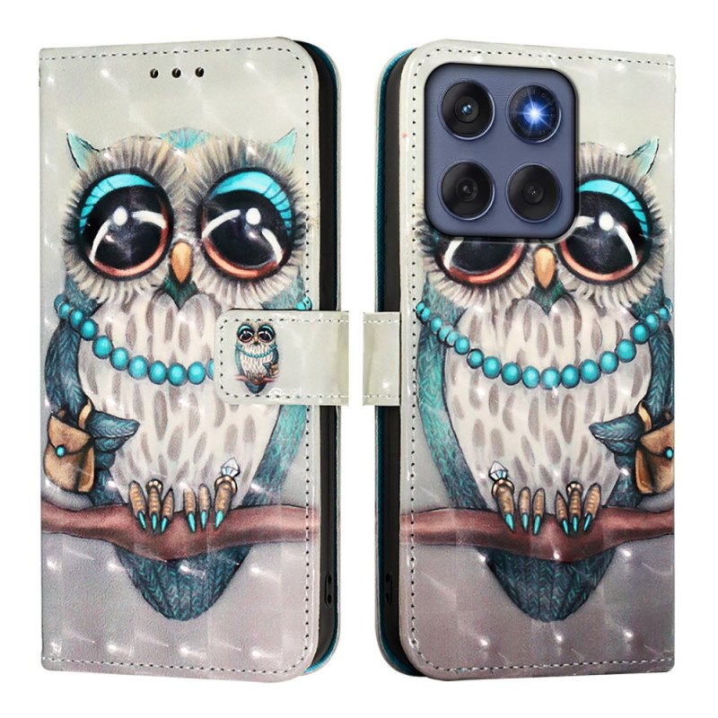 Funda Motorola Edge 60 / 60 Fusion Gris Búho
