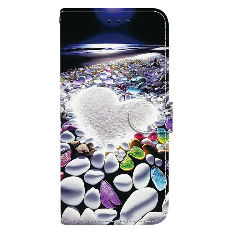 Funda Motorola Edge 60 / 60 Fusion Corazón Blanco