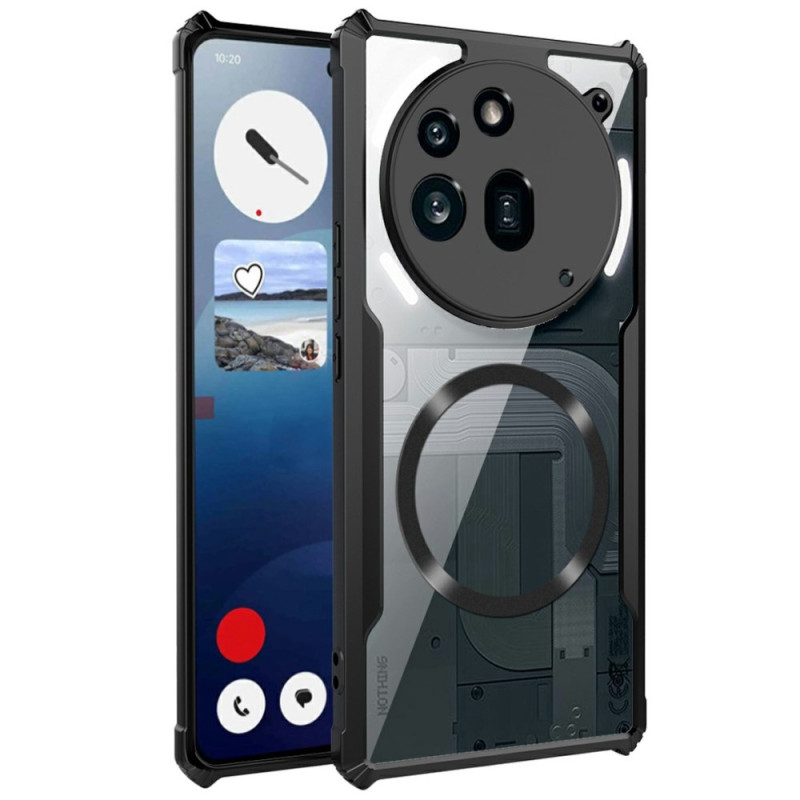 Funda compatible con Nothing Phone (3a) Pro MagSafe con esquinas reforzadas