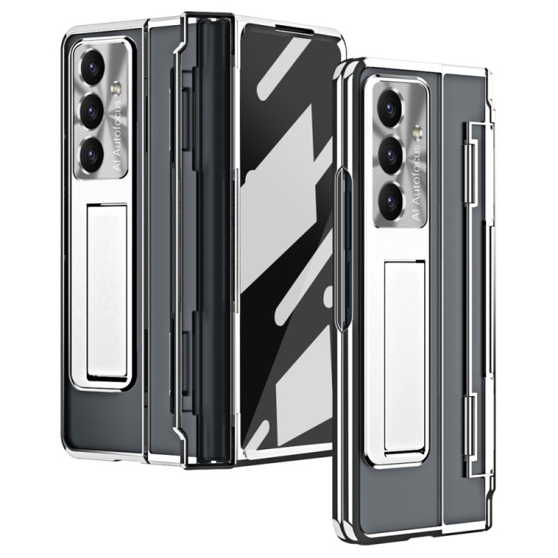 Funda compatible con Samsung Galaxy Z Fold7 5G Magsafe con soporte y película protectora