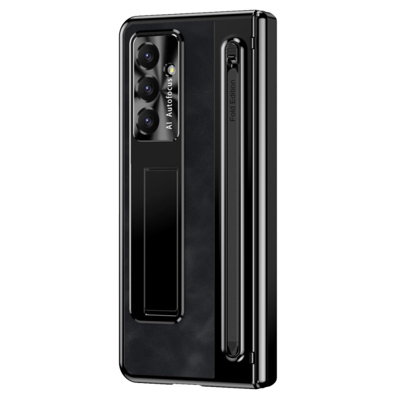 Funda de piel Samsung Galaxy Z Fold 7 5G con soporte y Stylus