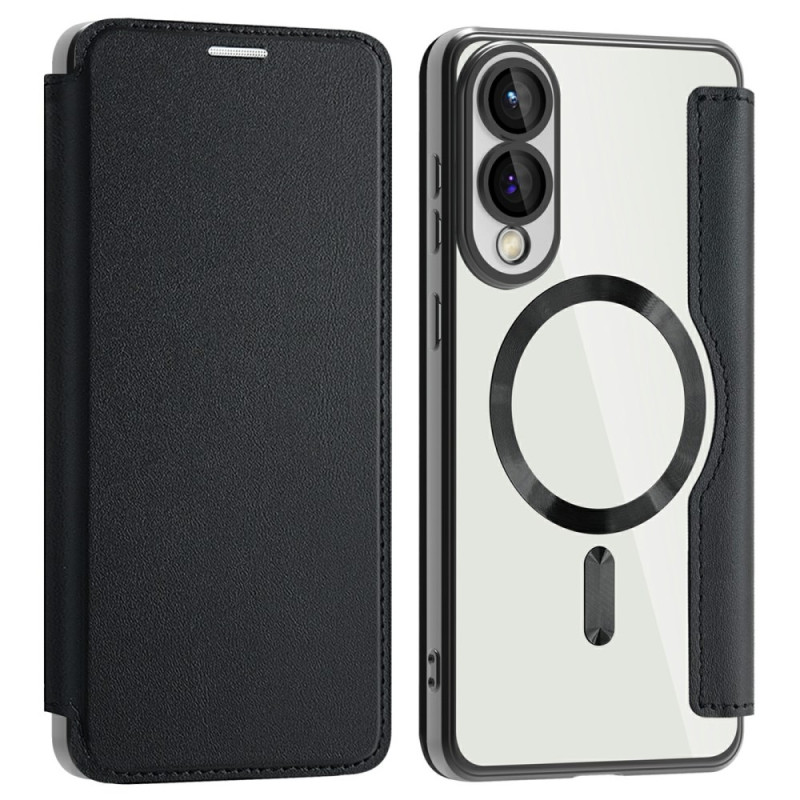 Flip Cover Samsung Galaxy S25 Edge MagSafe Compatible con RFID Blocking
