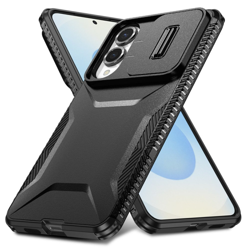 Funda robusta efecto metal para Samsung Galaxy S25 Edge