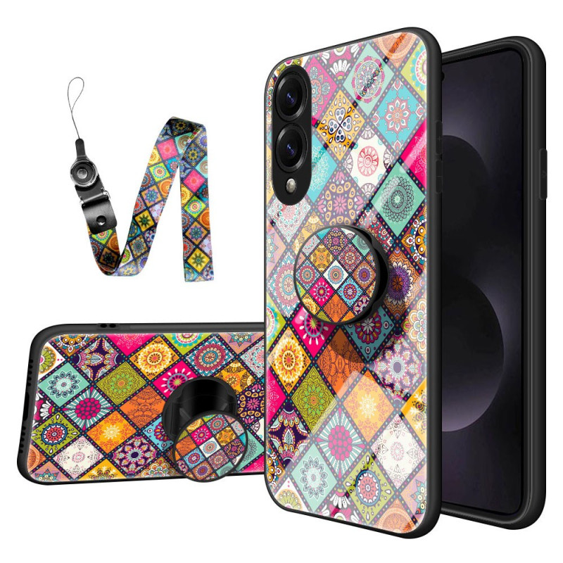 Funda Samsung Galaxy S25 Edge Soporte y Colgante
Patrón Patchwork