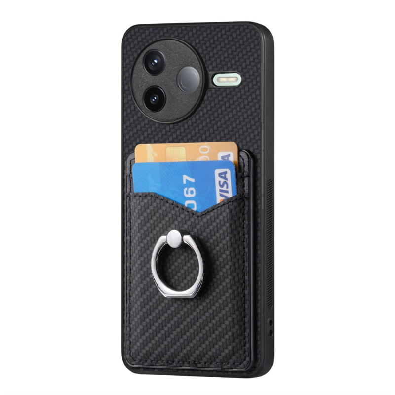 Poco F7 Pro 5G Funda Fibra Carbono Anillo-Rotatorio