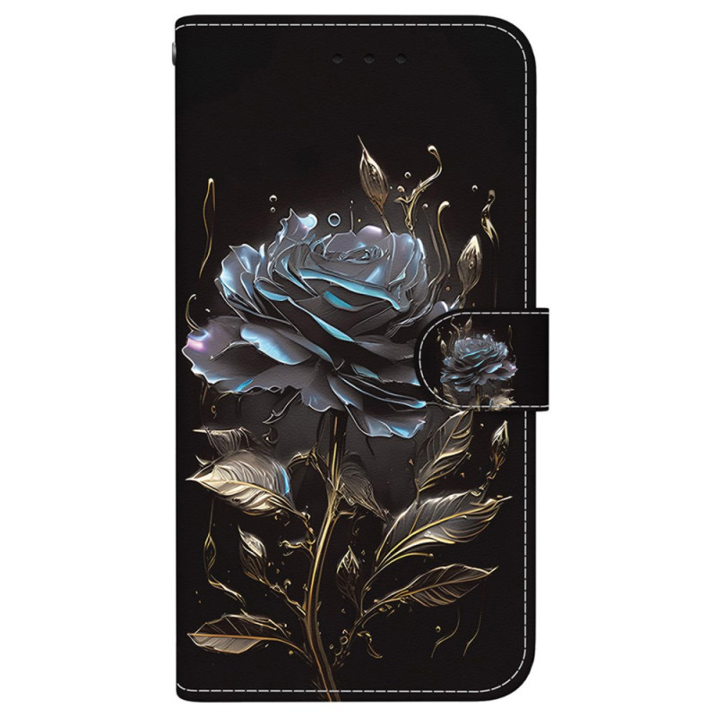 Funda Poco F7 Pro 5G / F7 Ultra 5G Motivo Rosa Negro