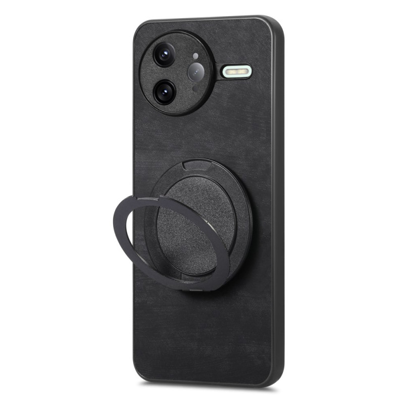 Poco F7 Ultra 5G Funda Efecto Gamuza con Soporte Giratorio