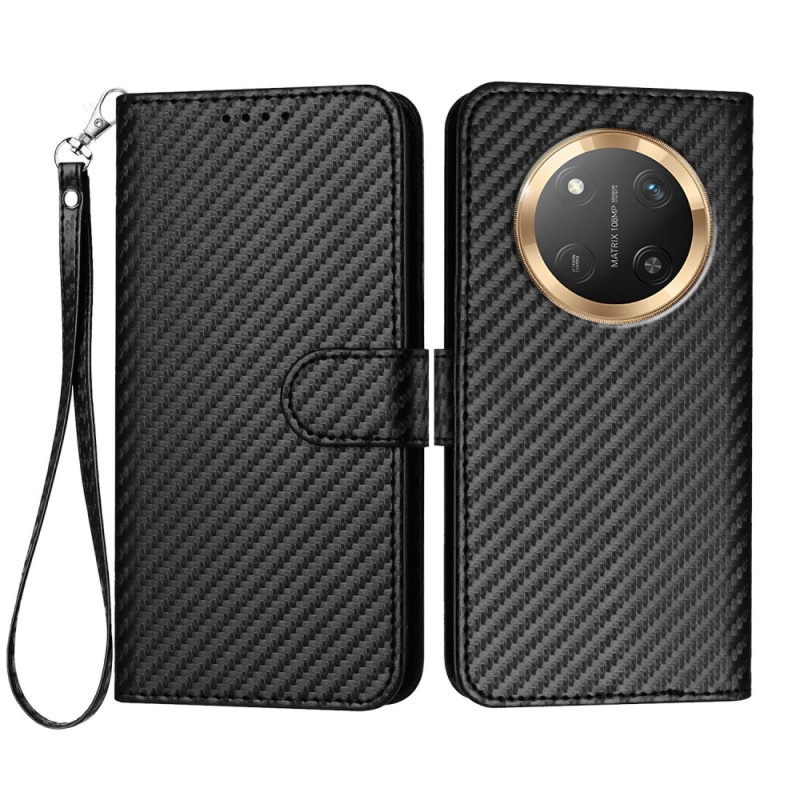 Honor Magic 7 Lite / X9c Funda con colgante
de fibra de carbono
