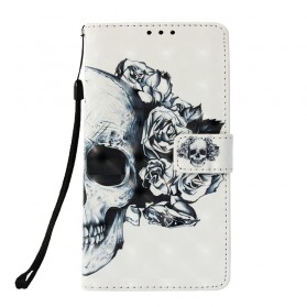Funda de calavera y huesos cruzados para el Samsung Galaxy S10 Plus