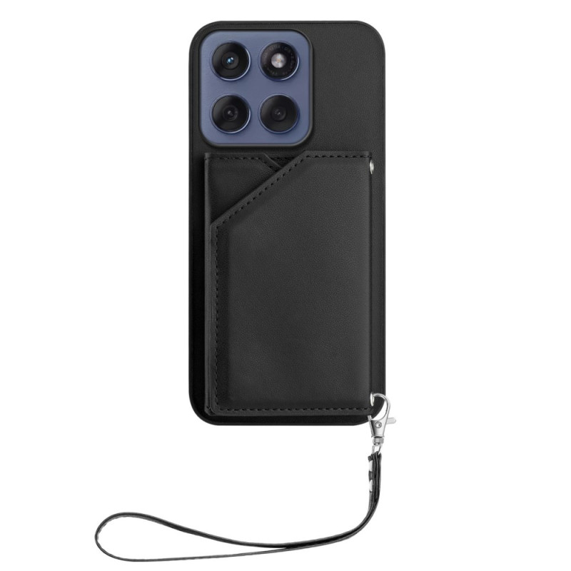 Funda Motorola Edge 60 / 60 Fusion Tarjetero y Lanyard