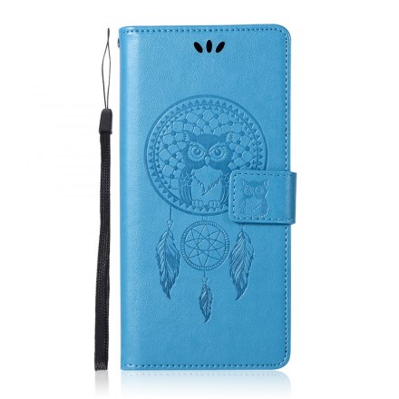 Funda de cuero Samsung Galaxy S10 Plus Catchy Owl