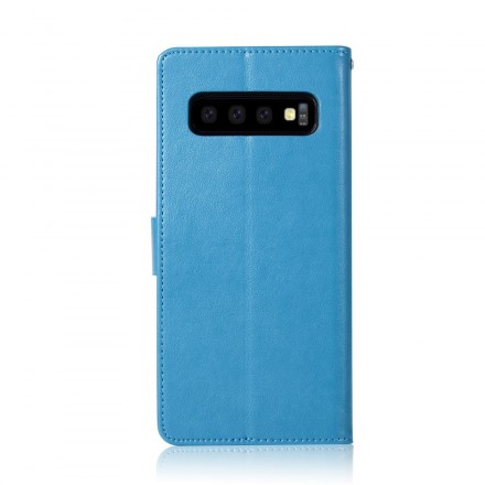 Funda de cuero Samsung Galaxy S10 Plus Catchy Owl